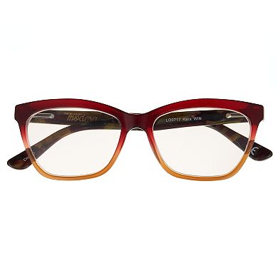 Women's Modera by Foster Grant Kara Ombre Wayfarer Reading Glasses