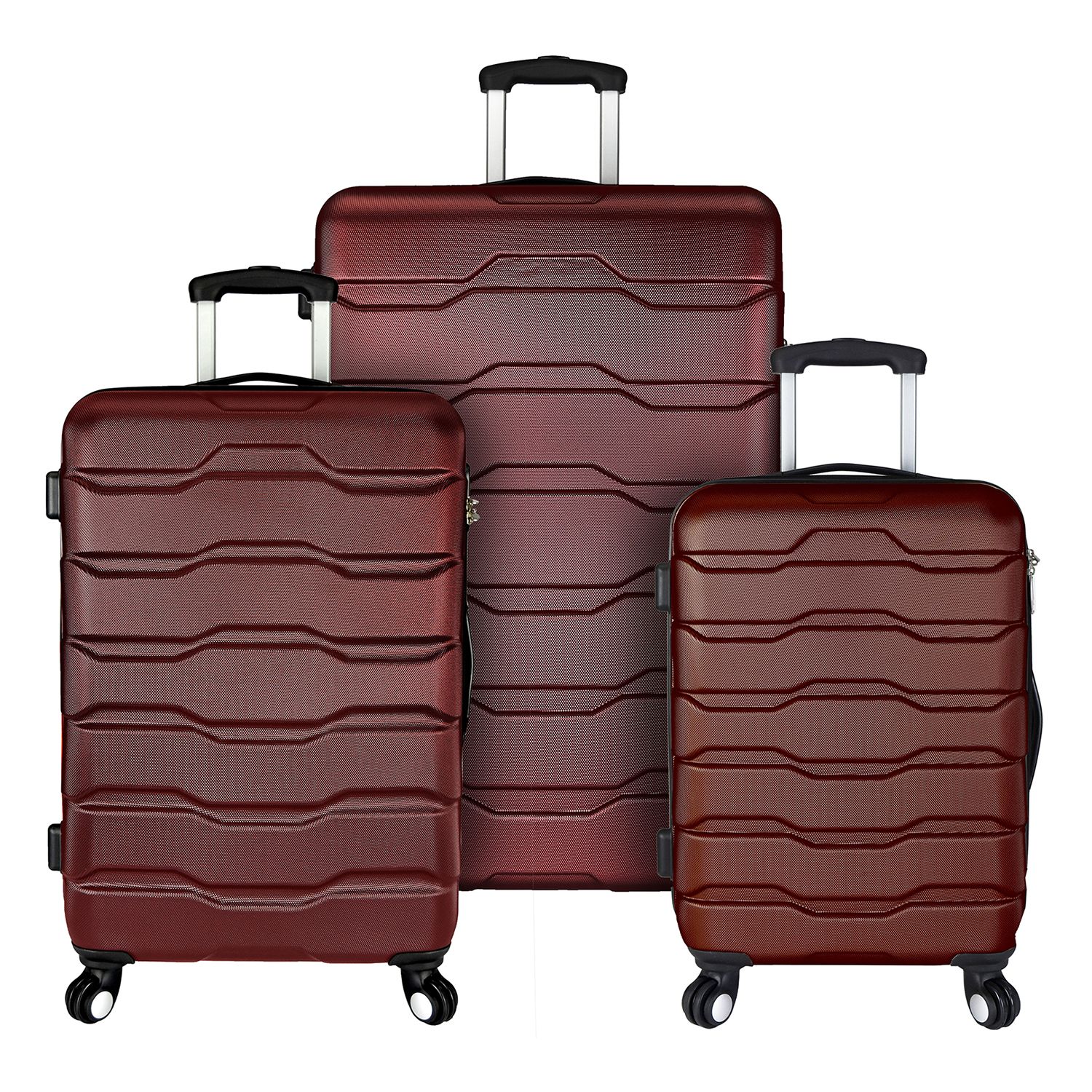 3 piece luggage set kohls