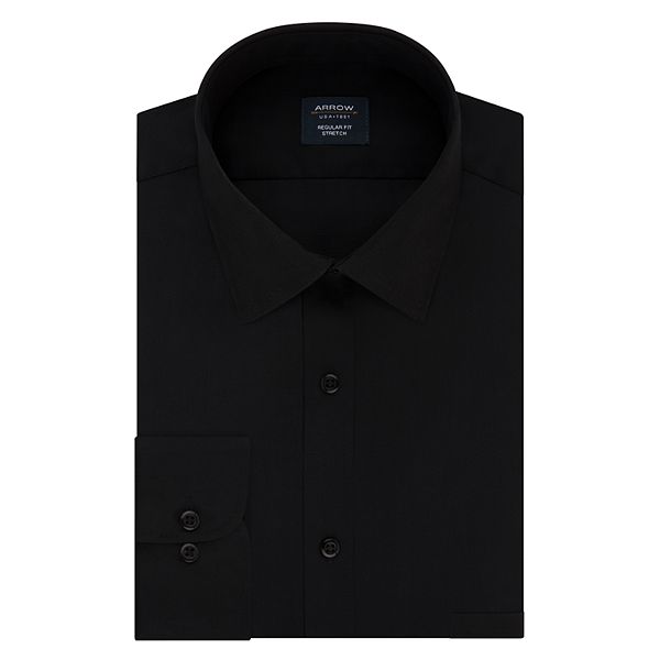 Men's Arrow Regular-Fit Stretch Spread-Collar Dress Shirt