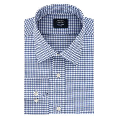 Men's Arrow Regular-Fit Stretch Spread-Collar Dress Shirt