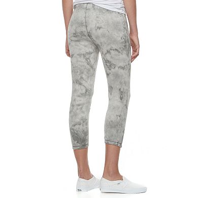Juniors' SO® Tie-Dye Crop Jogger Pants