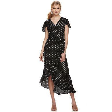Women's Studio 253 Printed Ruffle Maxi Skirt