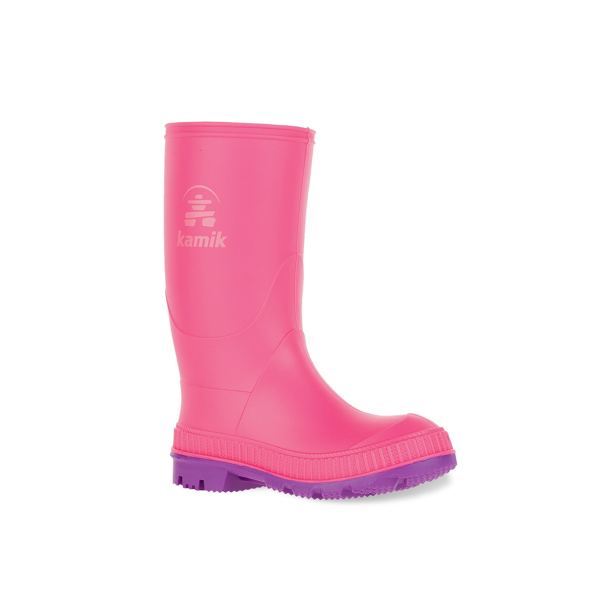 Kamik Stomp Toddler Waterproof Rain Boots, Toddler Girls, Size: 5 T, Pink