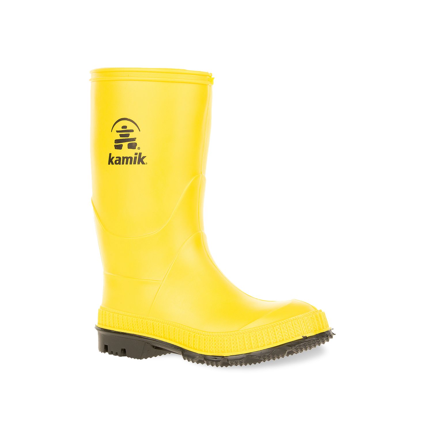 yellow baby rain boots