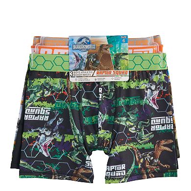 Boys 6-10 Jurassic World 3-Pack Boxer Briefs
