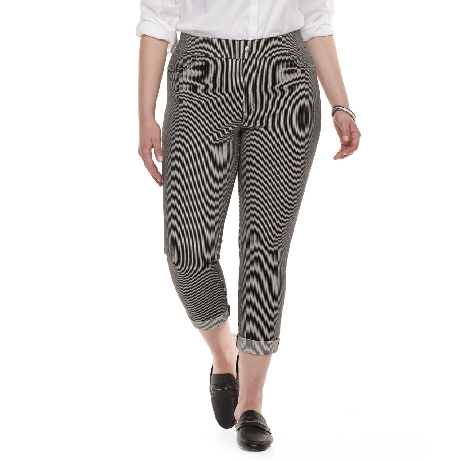 hue plus size capri leggings
