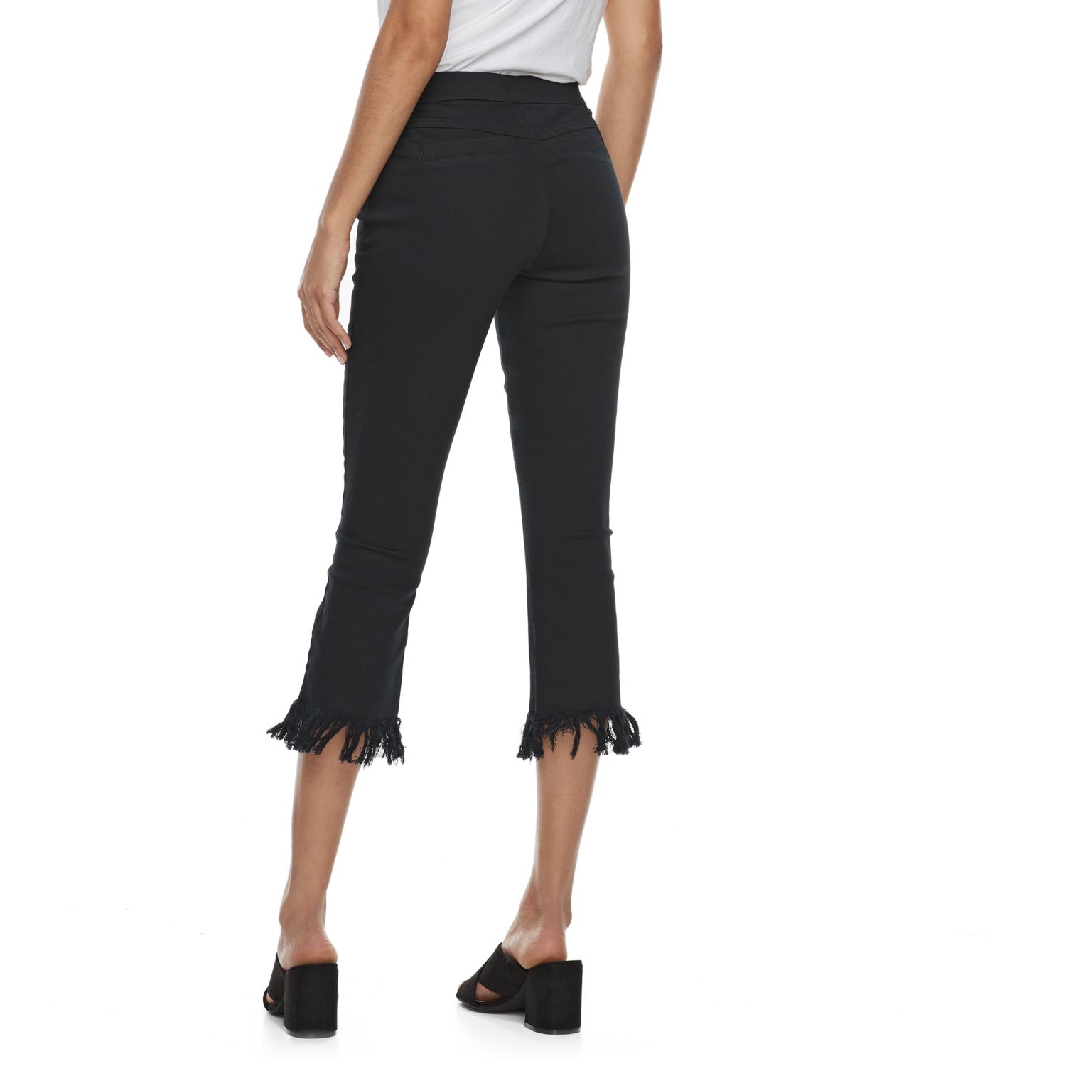 flare capri leggings