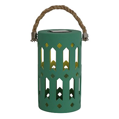 Sonoma Goods For Life® Large Solar Powered Rope Lantern Indoor / Outdoor Table Decor 