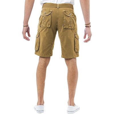 Men s RAW X by Xray Regular Fit Belted Cargo Shorts