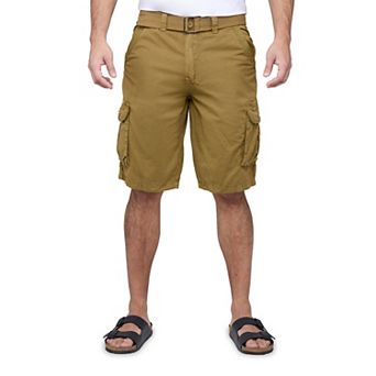 Men's RAW X by Xray Regular-Fit Belted Button Cargo Shorts