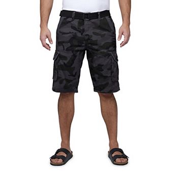 Men's RAW X by Xray Regular-Fit Belted Button Cargo Shorts