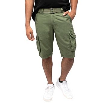 Men's RAW X by Xray Regular-Fit Belted Button Cargo Shorts