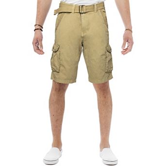 Men's RAW X by Xray Regular-Fit Belted Button Cargo Shorts