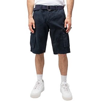 Men's RAW X by Xray Regular-Fit Belted Button Cargo Shorts