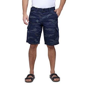 Men's RAW X by Xray Regular-Fit Belted Button Cargo Shorts