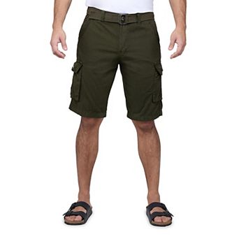 Men's RAW X by Xray Regular-Fit Belted Button Cargo Shorts