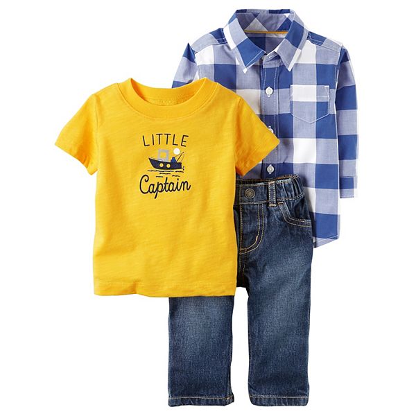 Baby Boy Carter's Checkered Shirt, 