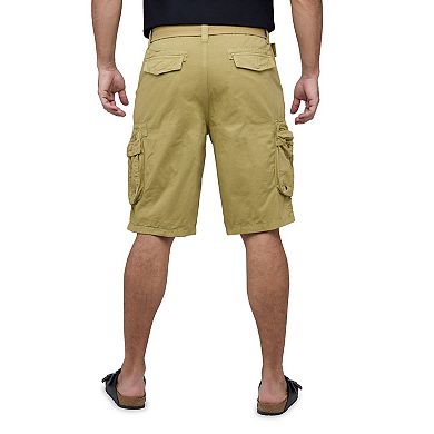 Men's RawX Regular-Fit Belted Cargo Shorts