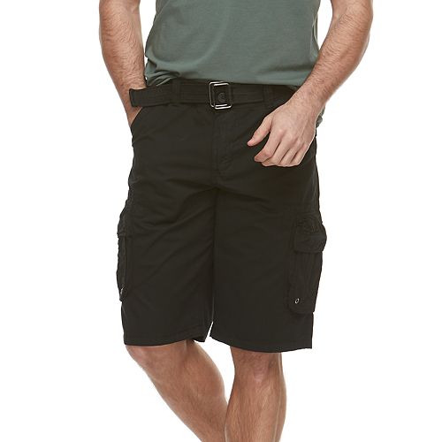 Men's RawX Regular-Fit Belted Cargo Shorts