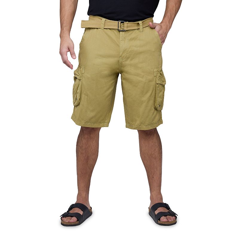 Men's RAW X by Xray Regular-Fit Belted Cargo Shorts,