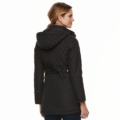 Women's Weathercast Hooded Quilted Walker Jacket