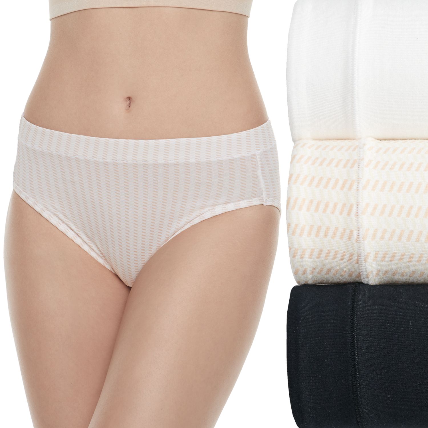 jockey hi cut cotton panties