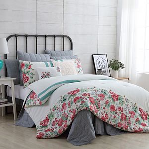 Pintuck Plush 7 Pc Comforter Set Full