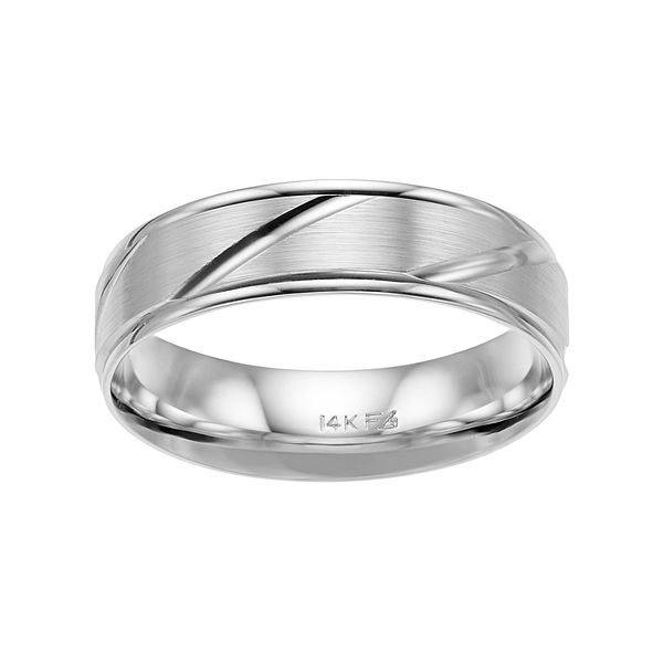 Kohl's wedding bands hot sale white gold