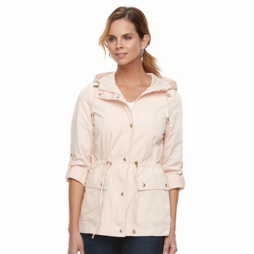 Women's Weathercast Hooded Roll-Tab Anorak Jacket