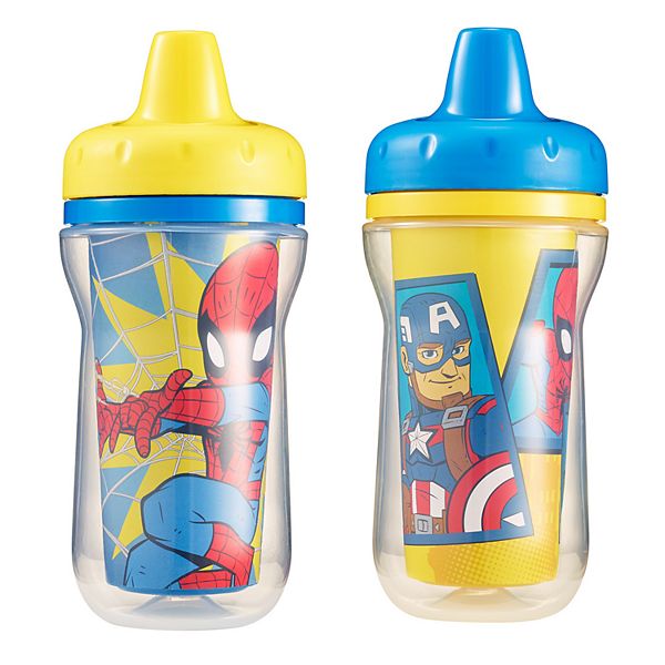 The First Years Marvel Insulated Sippy Cups - Spill Proof Insulated Toddler  Cups with Bite-Resistant…See more The First Years Marvel Insulated Sippy