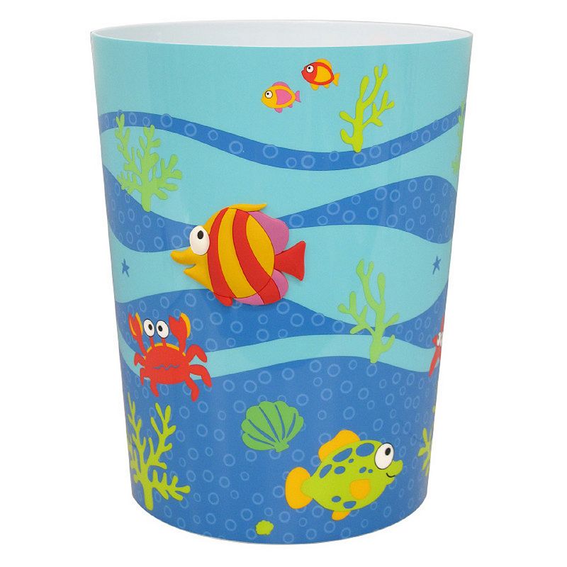 UPC 011244323008 product image for Allure Home Creations Fish Tails Wastebasket, Multicolor | upcitemdb.com