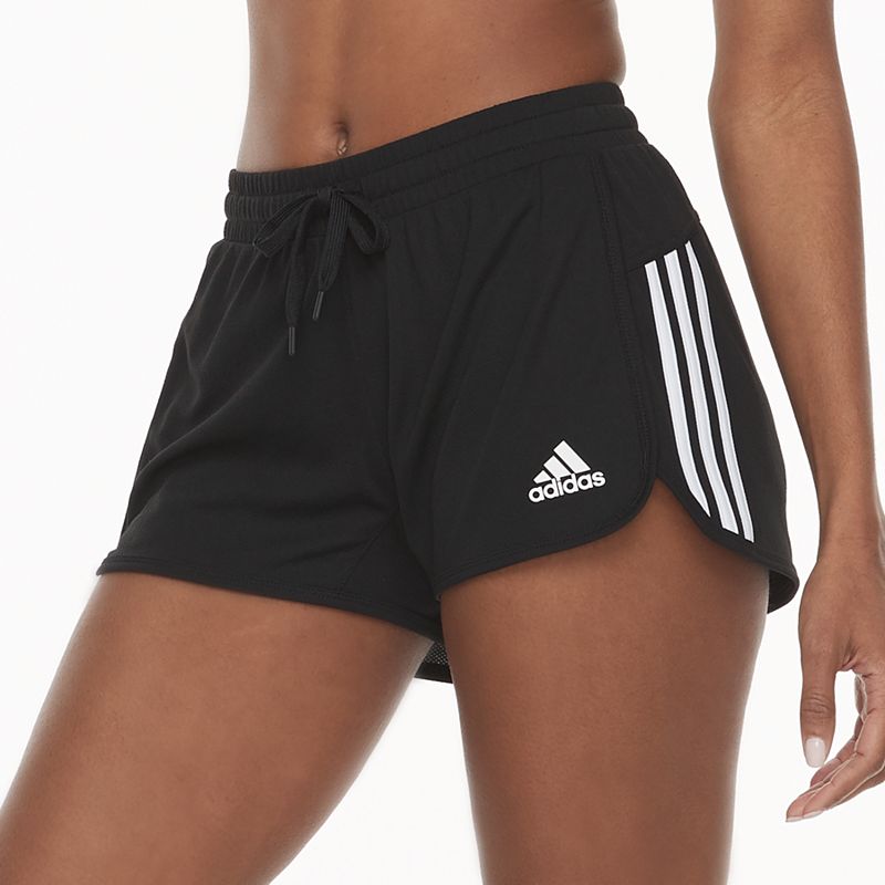 UPC 191031796182 product image for Women's adidas Design 2 Move Knit Shorts, Size: XL, Black | upcitemdb.com