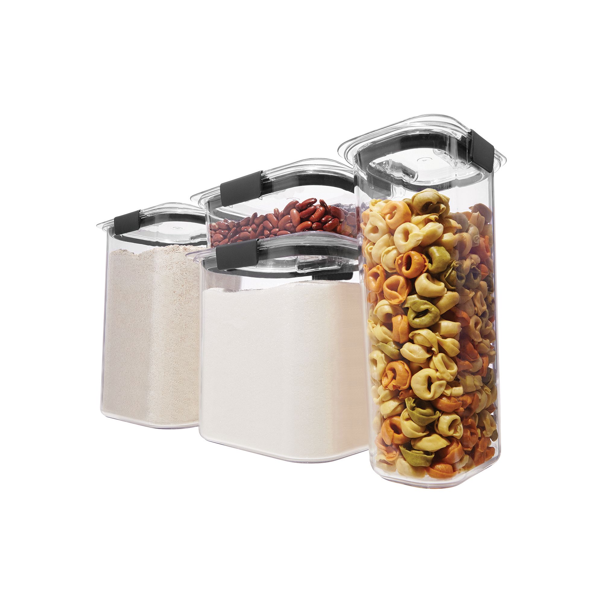 Rubbermaid Brilliance Pantry 8-pc. Food Storage Container Set, Gray