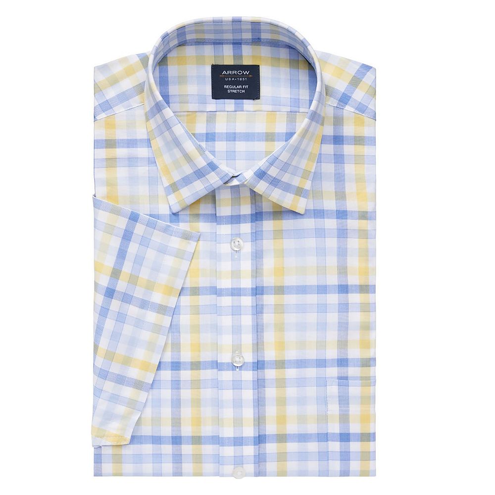 arrow athletic fit dress shirts Twillory Performance Tailored Slim Fit Button Down Dress Shirt for Men main image 0