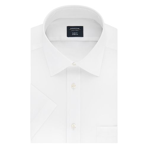 Men's Arrow Slim-Fit Stretch Short Sleeve Dress Shirt