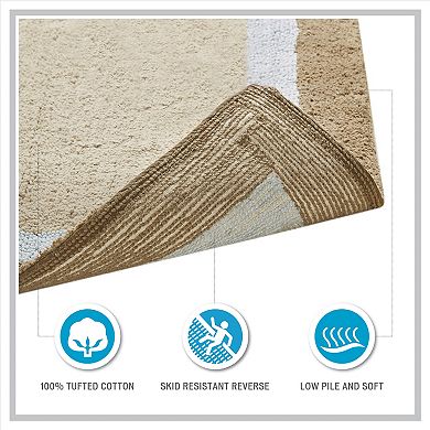 Madison Park Eastridge Striped Bath Rug