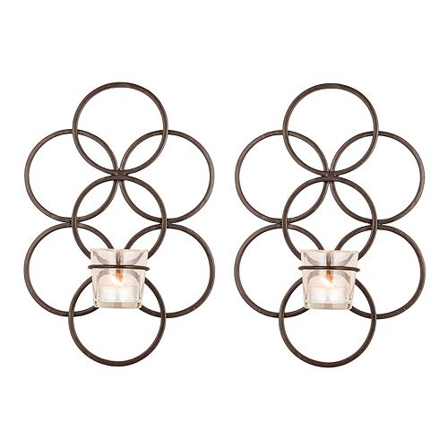 San Miguel Votive Candle Holder Wall Sconce 4piece Set