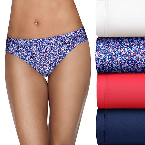 Hanes Ultimate 4pack Comfort Microfiber Cool Comfort Bikini Panty HXMFBK