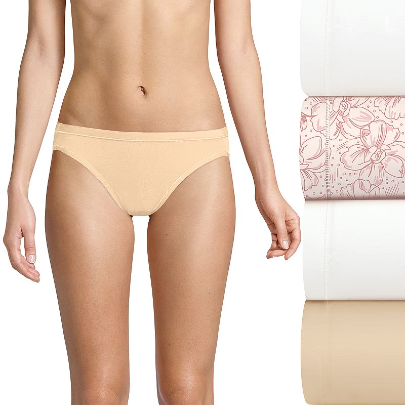 UPC 192503699482 product image for Hanes Ultimate 4-pack Comfort Microfiber Cool Comfort Bikini Panty HXMFBK, Women | upcitemdb.com