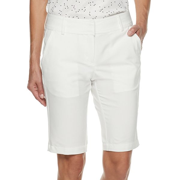 Kohls womens deals white shorts