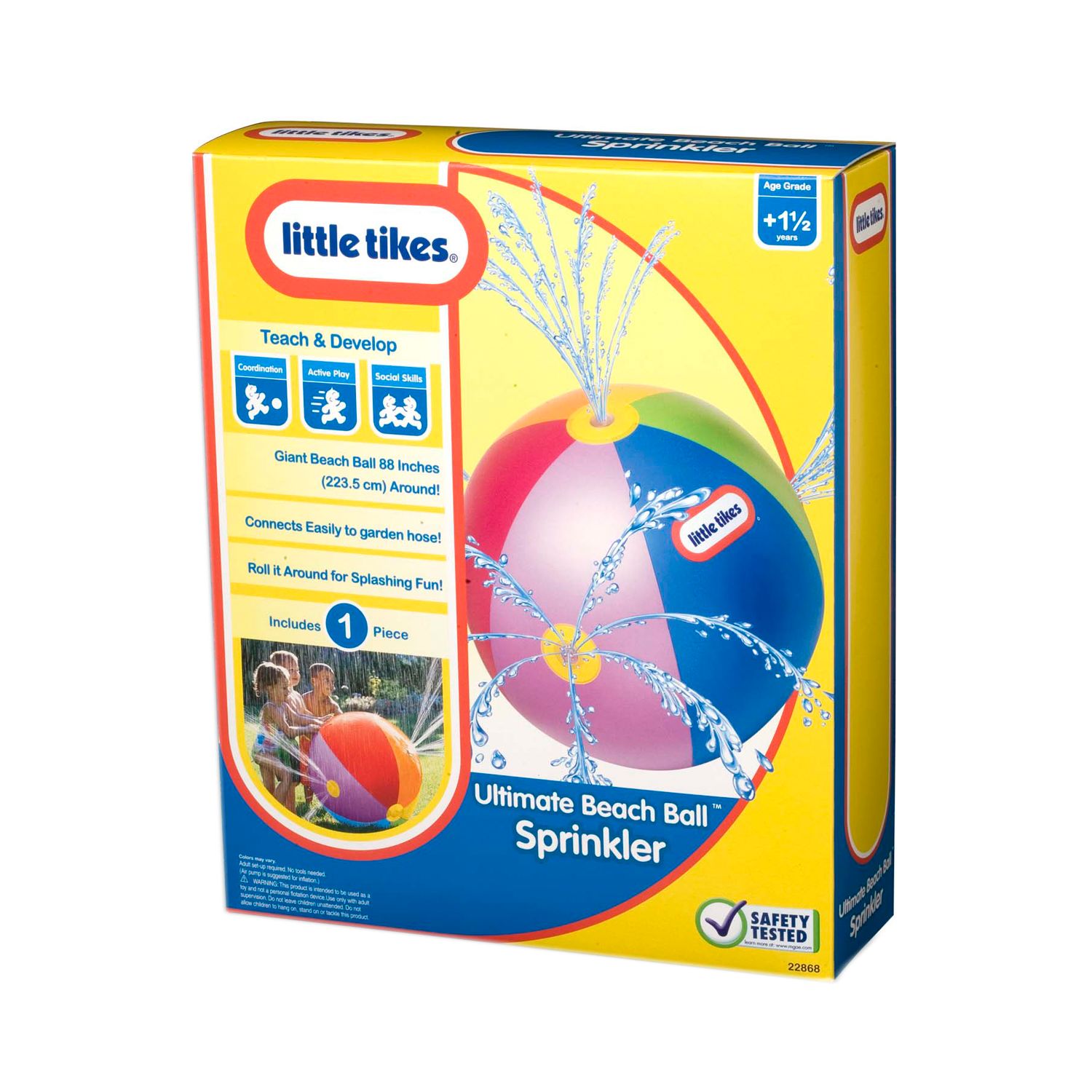 little tikes beach ball sprinkler