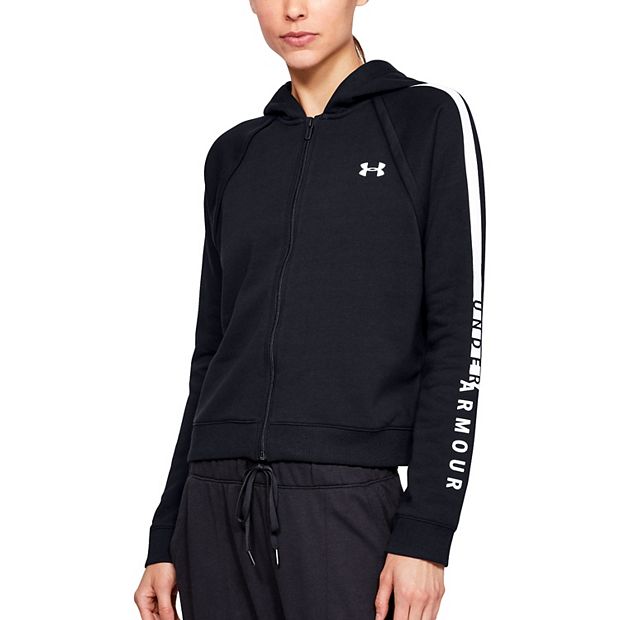 Under Armour Womens Rival Full Zip Hoodie Grey XS : : Fashion