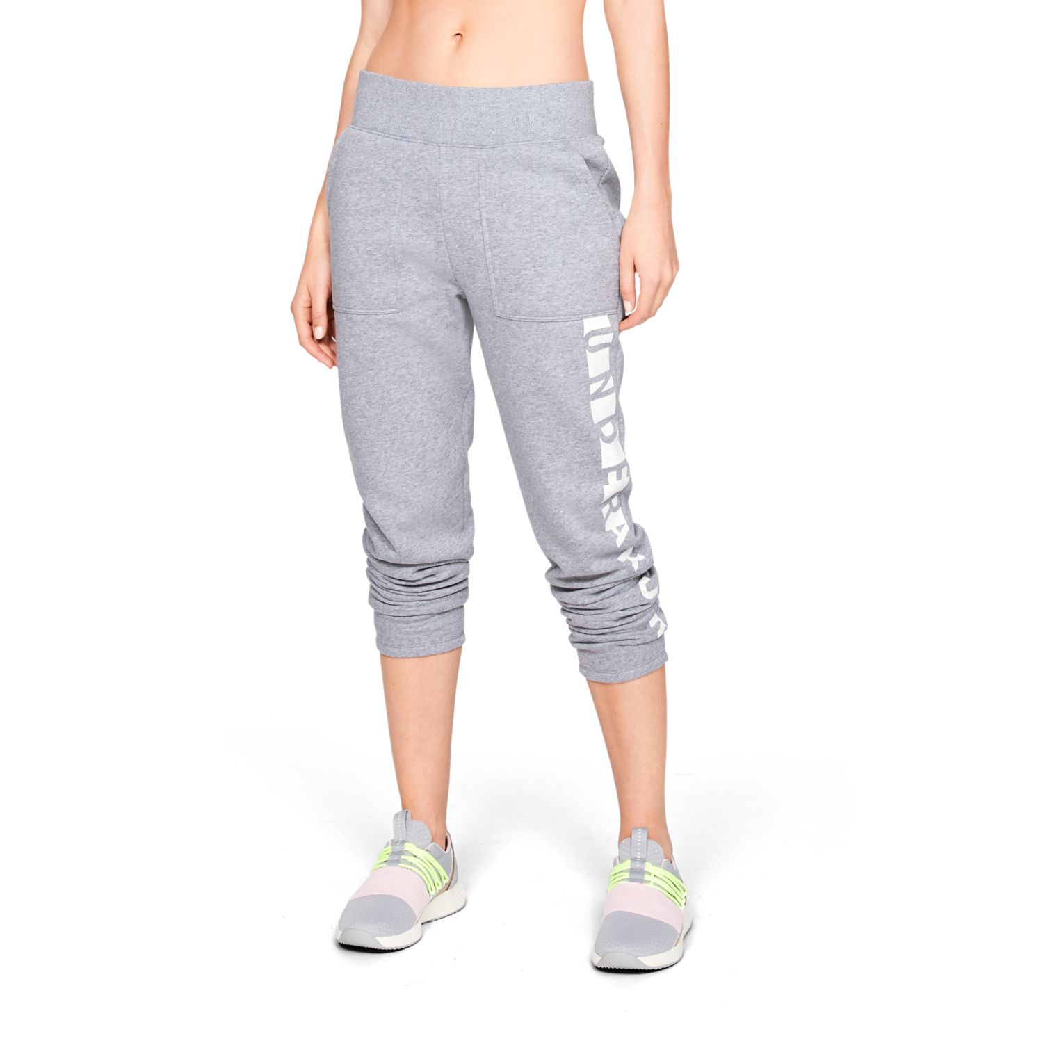 under armour women's rival fleece crop pants