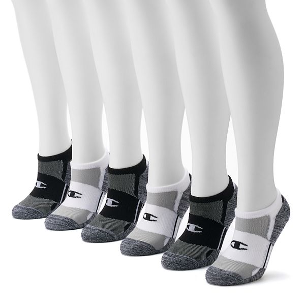 Women's Champion® 6-pk. Cushioned Double Dry No-Show Socks