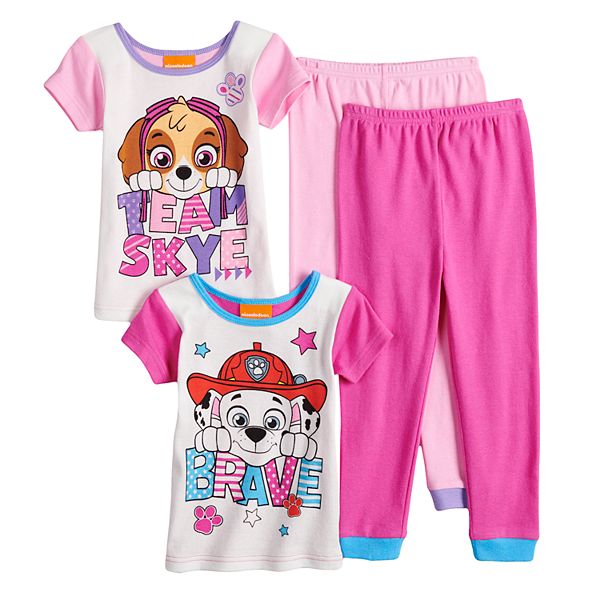 Toddler Girl Paw Patrol Skye Marshall Tops Bottoms Pajama Set