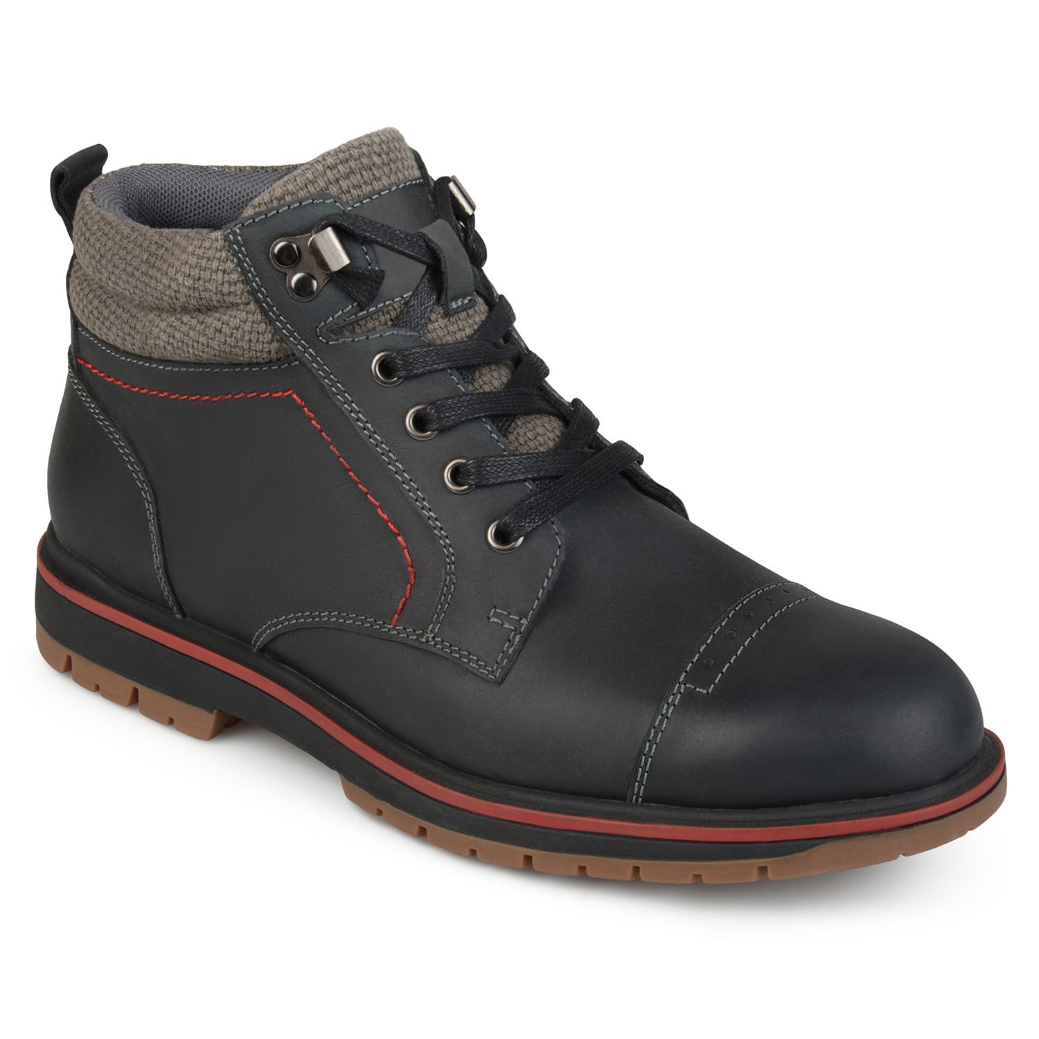 black men's work boots