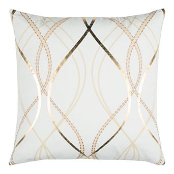 Rizzy Home Doh Geometric Lines Throw Pillow