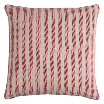 Rizzy Home Striped Ticking Throw Pillow