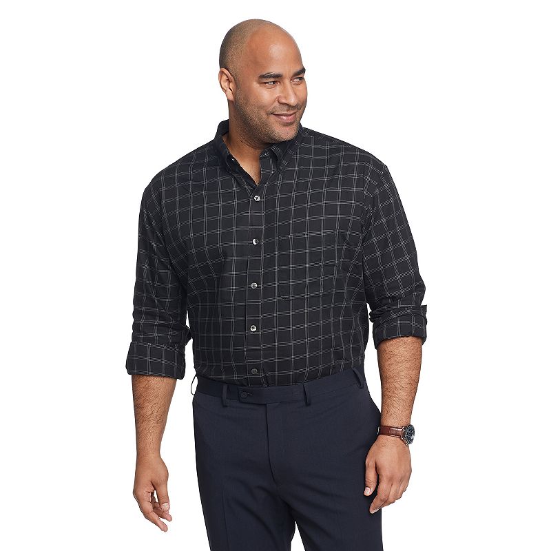 UPC 767672388477 product image for Big & Tall Van Heusen Classic-Fit Wrinkle-Free Button-Down Shirt, Men's, Size: 2 | upcitemdb.com