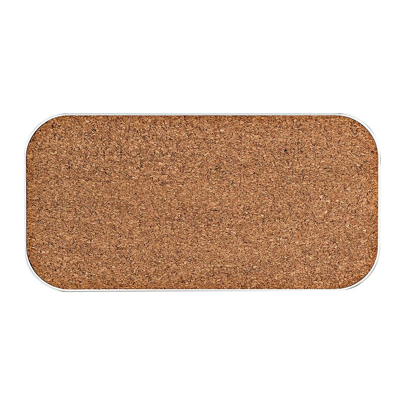 Perch by Honey-Can-Do Corky Magnetic Cork Board, Brown